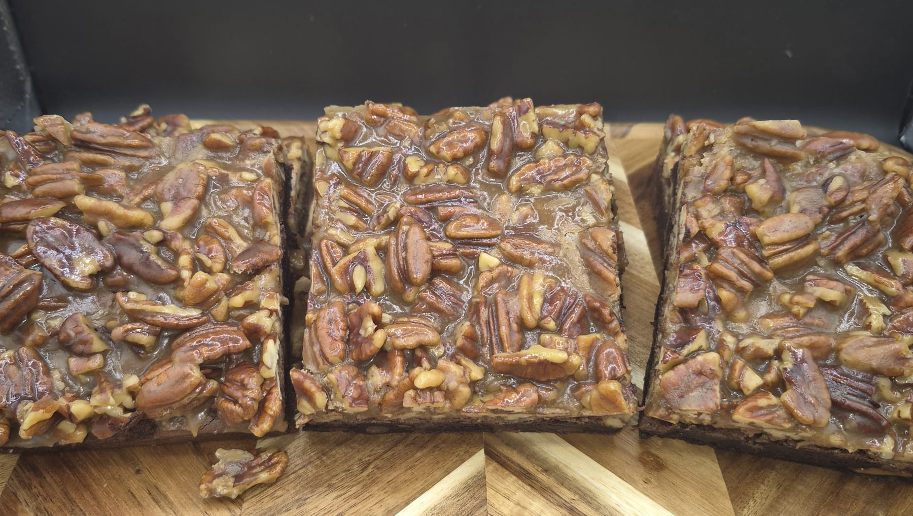 Caramel Pecan Pie — this week's feature